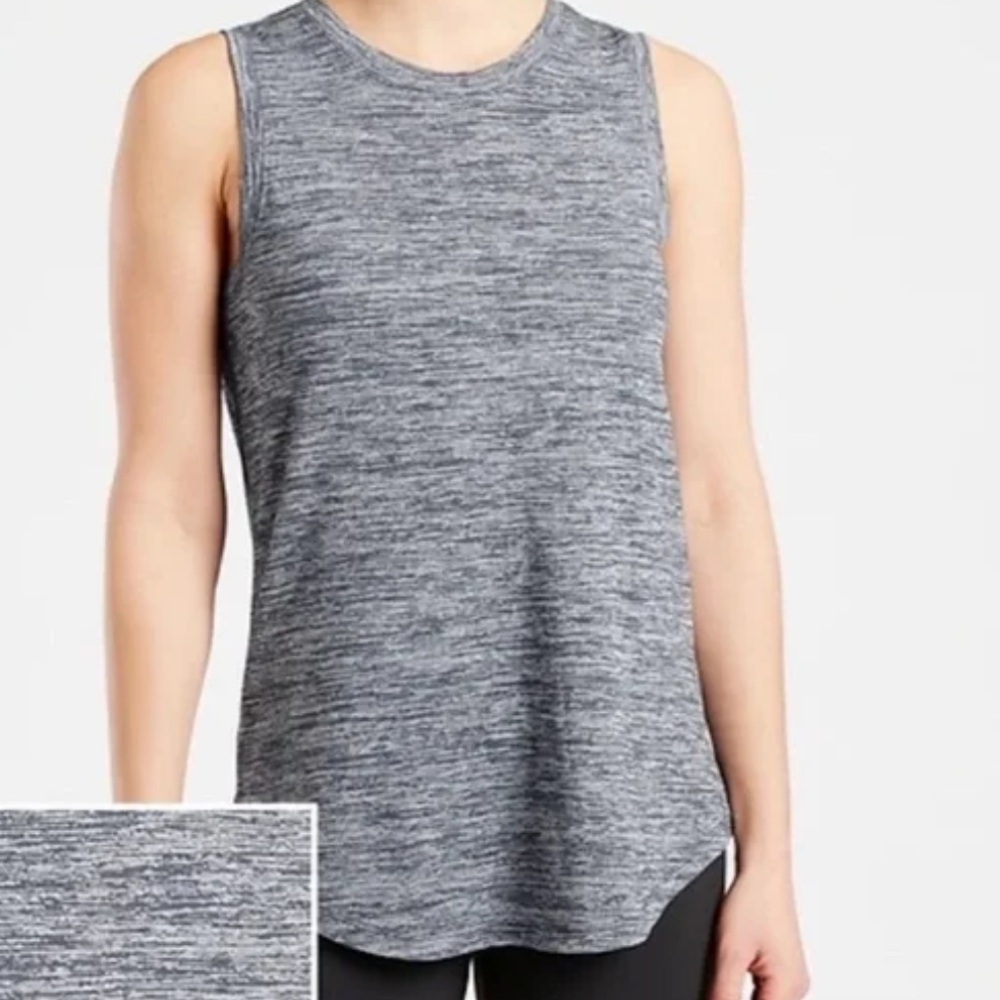 Athleta Flint Heather Sleeveless Breezy Tank Top